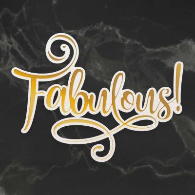 Couture Creations Cut, Foil and Emboss Die - Fabulous